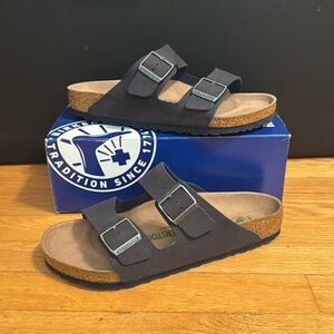 Birkenstock Arizona Vegan Indigo Blue Men’s 9 Women’s 11